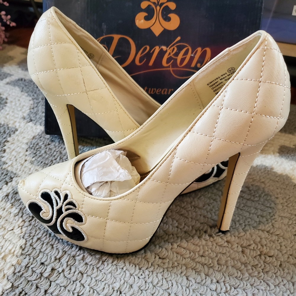 Dereon quilted stilleto